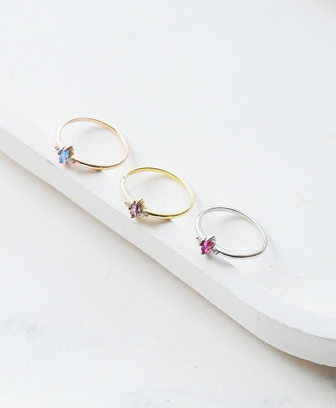 Elevate your style with our customizable rings, available in gold, rose gold, and silver. Each ring is crafted with precision, featuring hand-selected gemstones that reflect your unique taste. Personalize your piece for a refined, timeless look