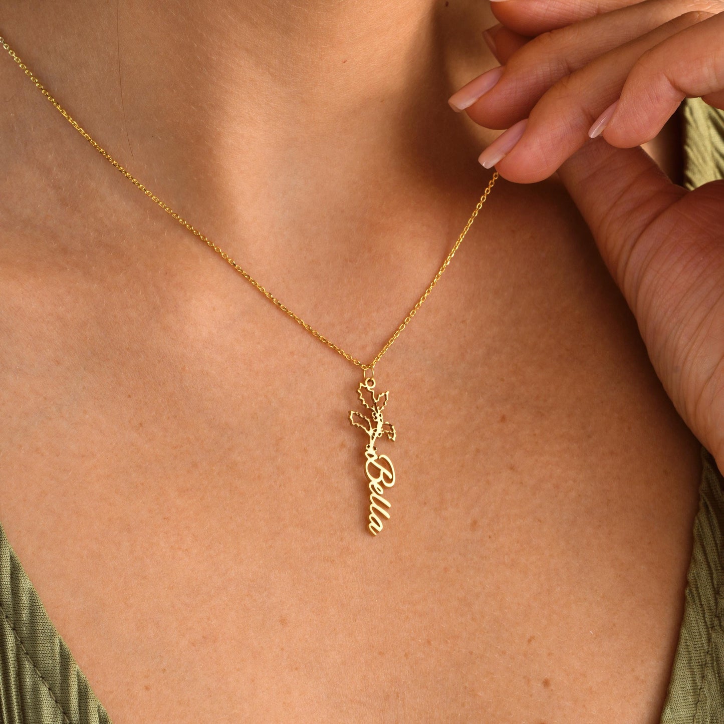 Birthday gifts Mother’s Day Anniversary Bridesmaid gift Daily wear
Custom Birth flower Name Necklace Personalized Flower Name Pendant
A beautiful and unique necklace combining your name with your birth flower. Perfect as a personalized gift for birthdays, anniversaries, or everyday wear.
Material: 925K Sterling Silver / 14K Solid Gold
Closure: Spring Ring
• Pendant Size: Approx. 25–35mm height (varies by name)
• Sold as: Pendant with chain included
• Hypoallergenic & safe for sensitive skin
