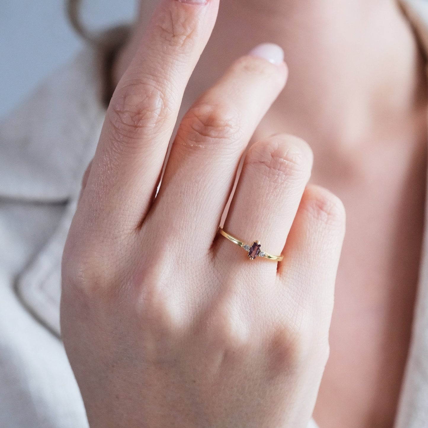 Elevate your style with our customizable rings, available in gold, rose gold, and silver. Each ring is crafted with precision, featuring hand-selected gemstones that reflect your unique taste. Personalize your piece for a refined, timeless look