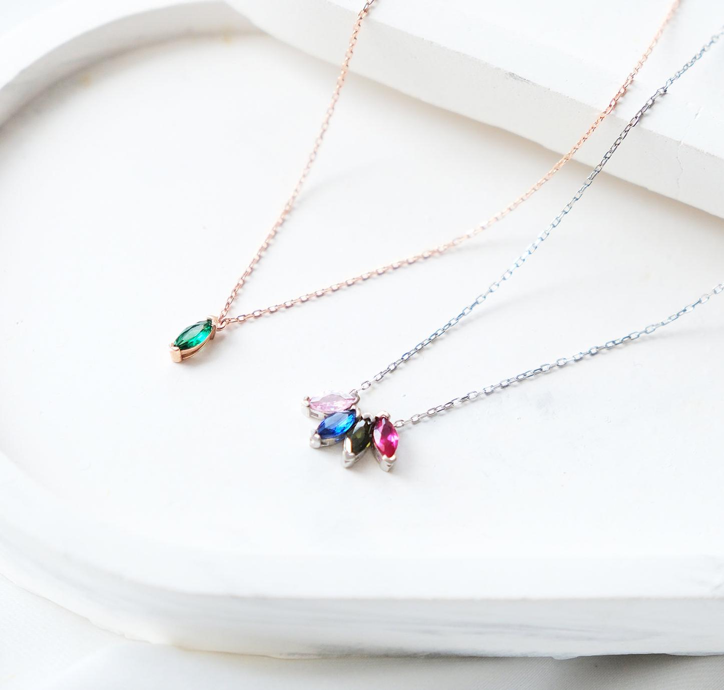 Natural Colorful Gemstones with Cable Chain Rose Gold Silver Handmade Personalized Gift for Unisex Woman Girl Graduation Grandmother Mothers Day Special Days Memorize Happy Romantic Love Date Birthday Anniversary Best Selling Product Easy Delivery