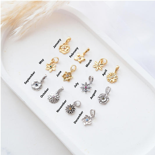 Celebrate every month with our 12-month birthstone flower necklaces! Each design blooms with the beauty of your birthstone, creating a personalized piece that reflects your story and style. A unique and meaningful gift for yourself or a loved one