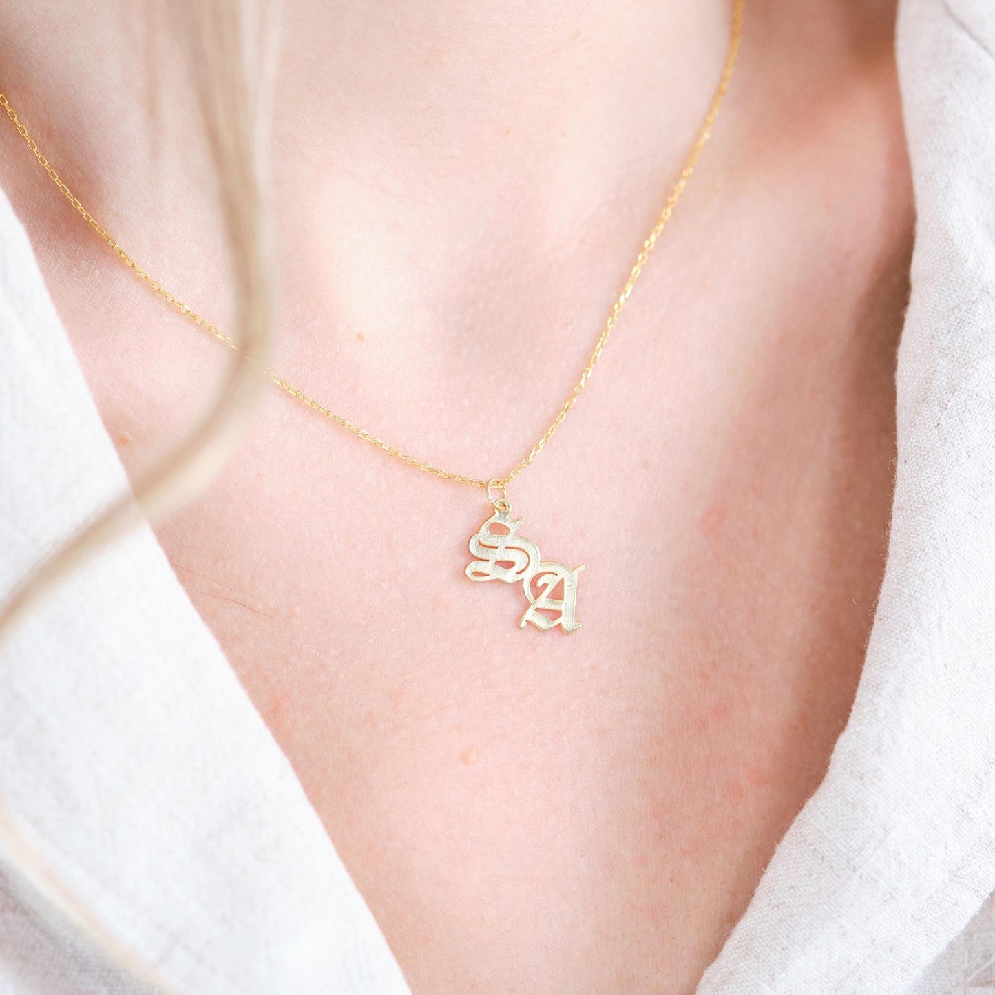 Personalize your style with our letter necklaces! Add 1 or 2 initials to create a meaningful accessory that’s uniquely yours. A perfect way to keep loved ones close or make a personal fashion statement with elegance and simplicity.