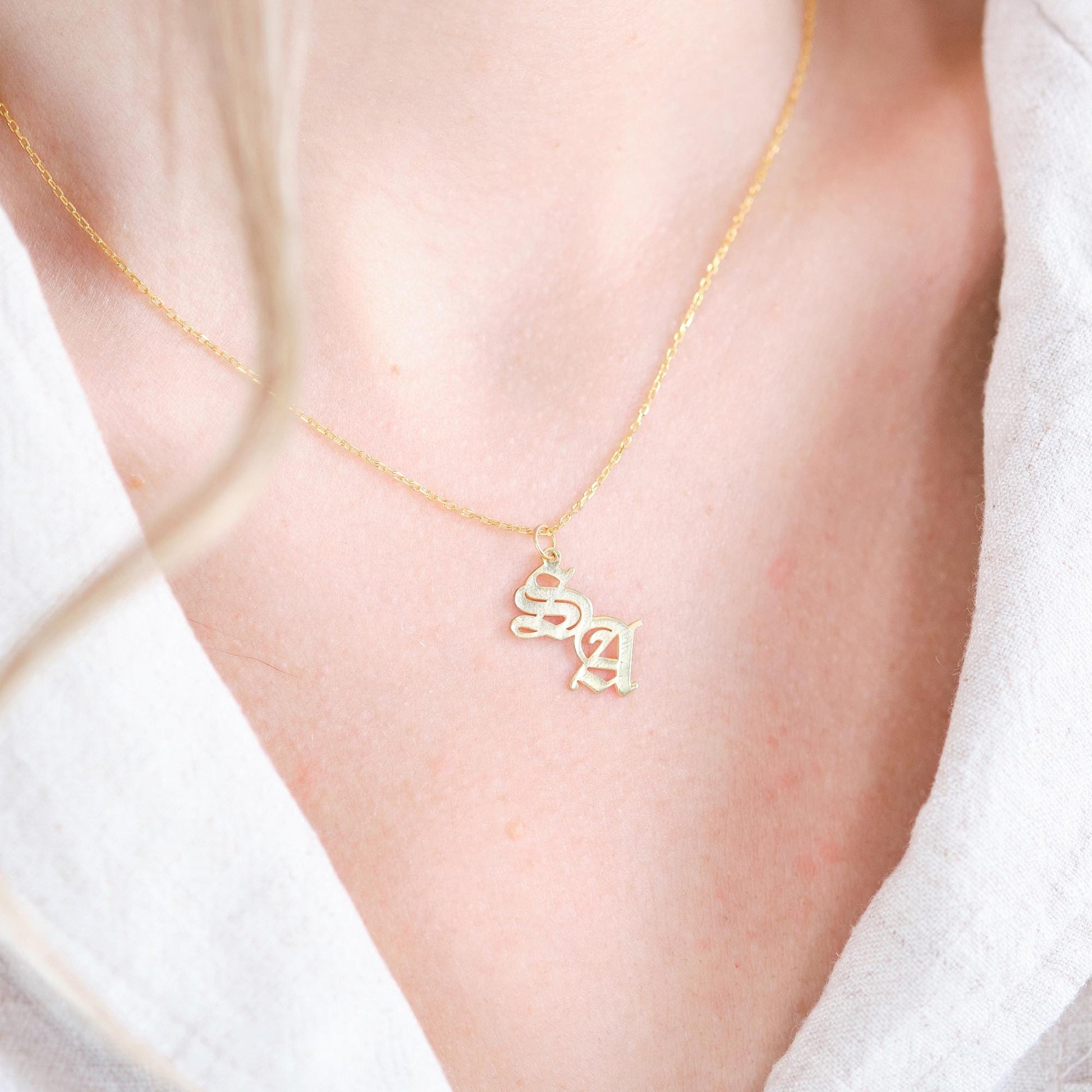 Personalize your style with our letter necklaces! Add 1 or 2 initials to create a meaningful accessory that’s uniquely yours. A perfect way to keep loved ones close or make a personal fashion statement with elegance and simplicity.