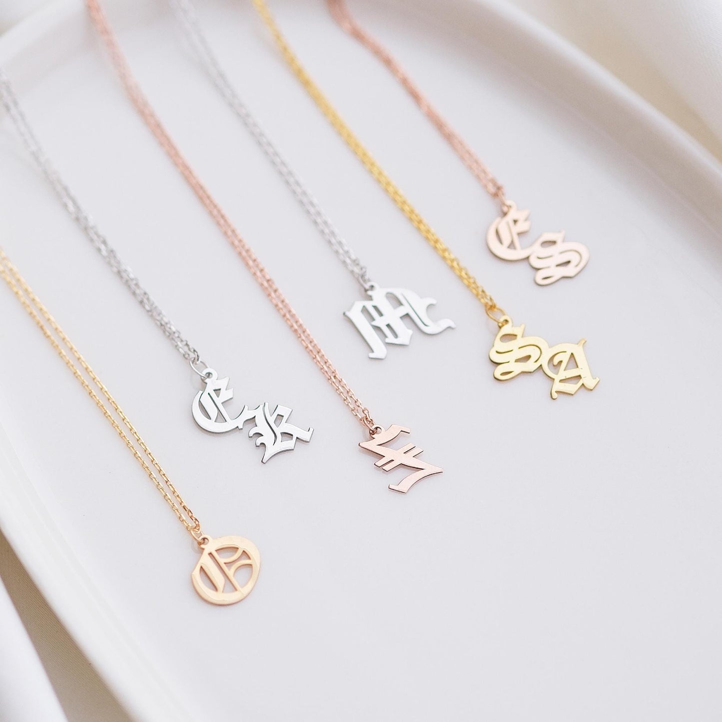Personalize your style with our letter necklaces! Add 1 or 2 initials to create a meaningful accessory that’s uniquely yours. A perfect way to keep loved ones close or make a personal fashion statement with elegance and simplicity.