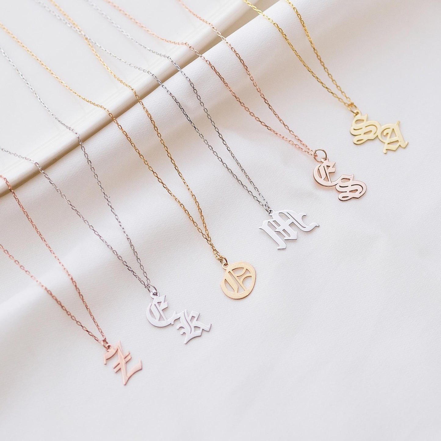 Personalize your style with our letter necklaces! Add 1 or 2 initials to create a meaningful accessory that’s uniquely yours. A perfect way to keep loved ones close or make a personal fashion statement with elegance and simplicity.