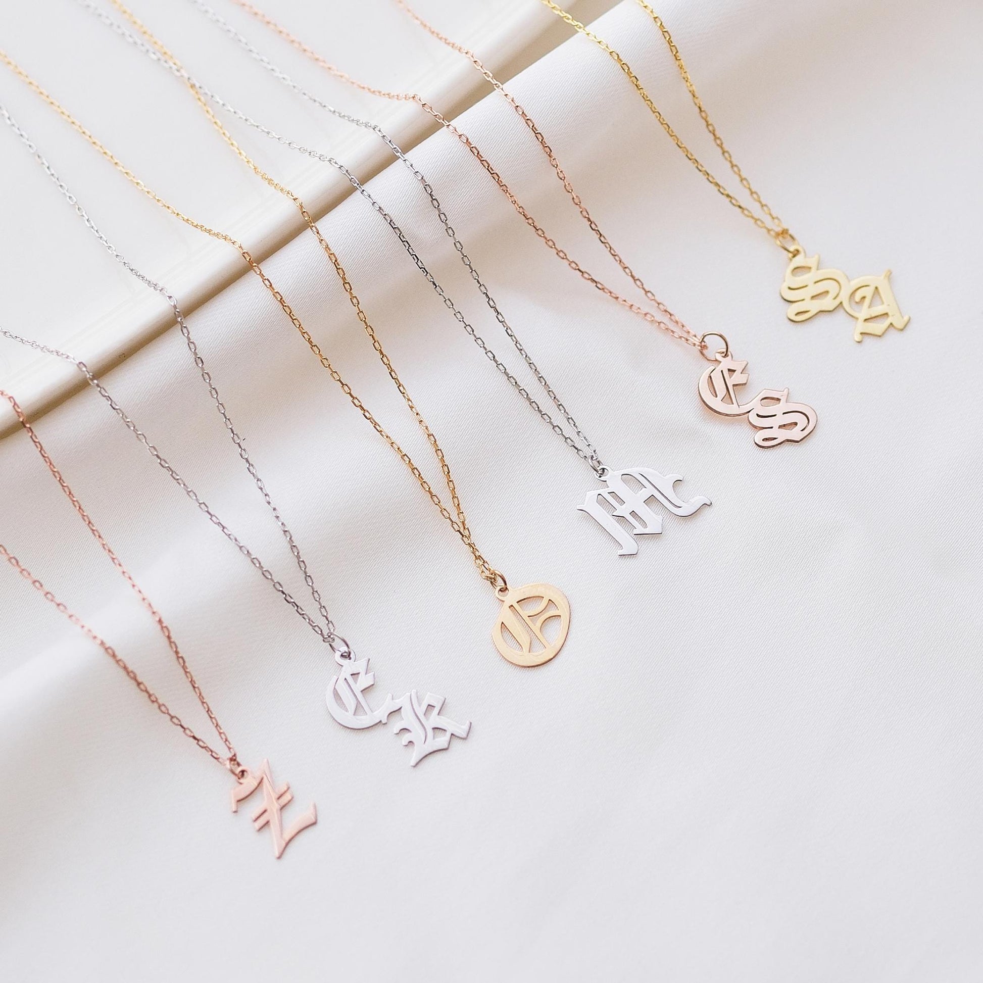 Personalize your style with our letter necklaces! Add 1 or 2 initials to create a meaningful accessory that’s uniquely yours. A perfect way to keep loved ones close or make a personal fashion statement with elegance and simplicity.
