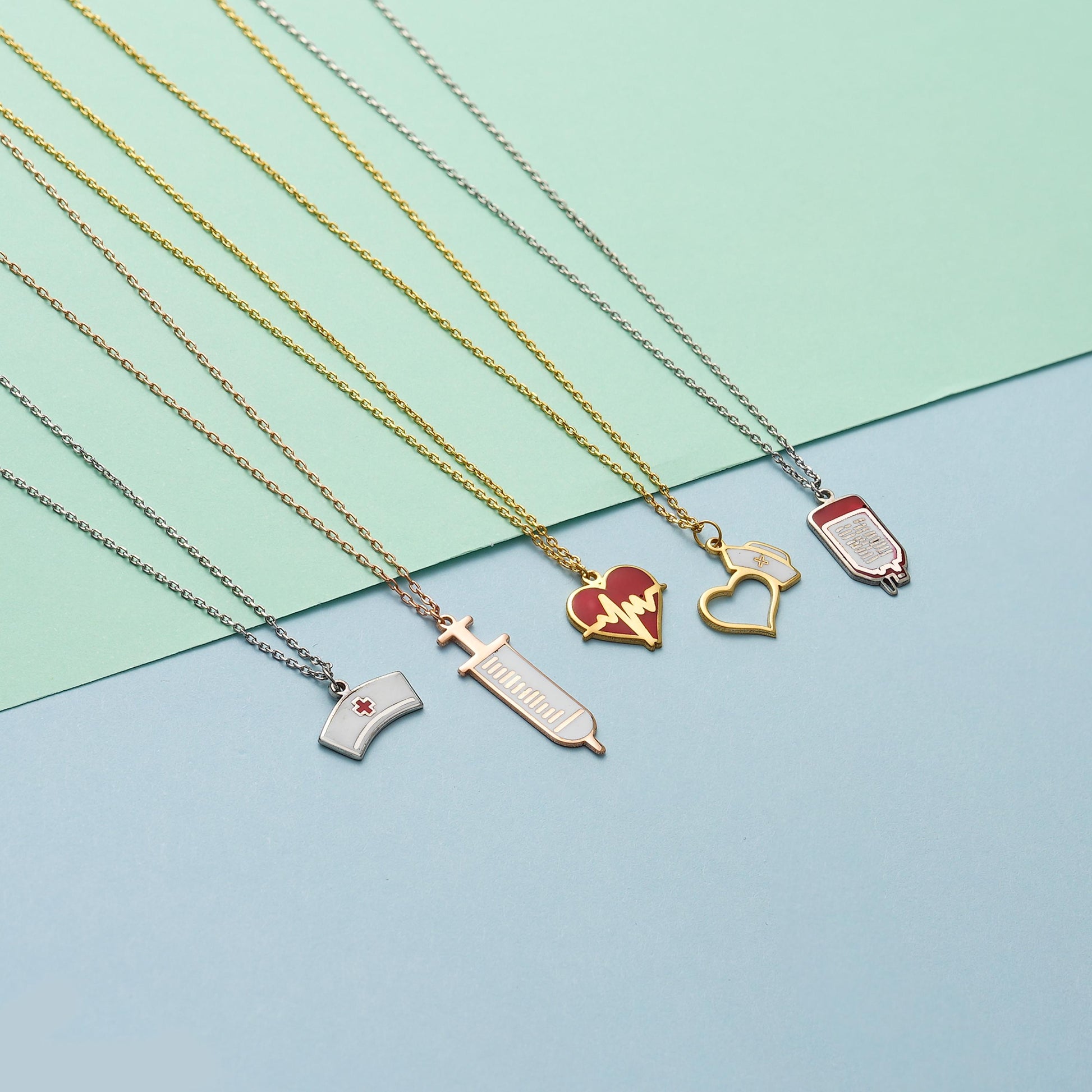 Perfect For:  
Nurses – Doctors – Med students – Graduation – White coat ceremony – Nurse week – Healthcare appreciation gifts  

🎁 Comes With:  
• Elegant gift box  
• Ready for gifting – perfect for birthdays, med school milestones, or everyday wear  

✈️ Shipping & Processing:  
• Handmade to order in US  
• Processing time: 2–3 business days  
• Express delivery available:  
 ▫ USA: 2–5 business days  
 ▫ Europe: 1–3 business days  
- For EUROPE shipped from TURKEY
