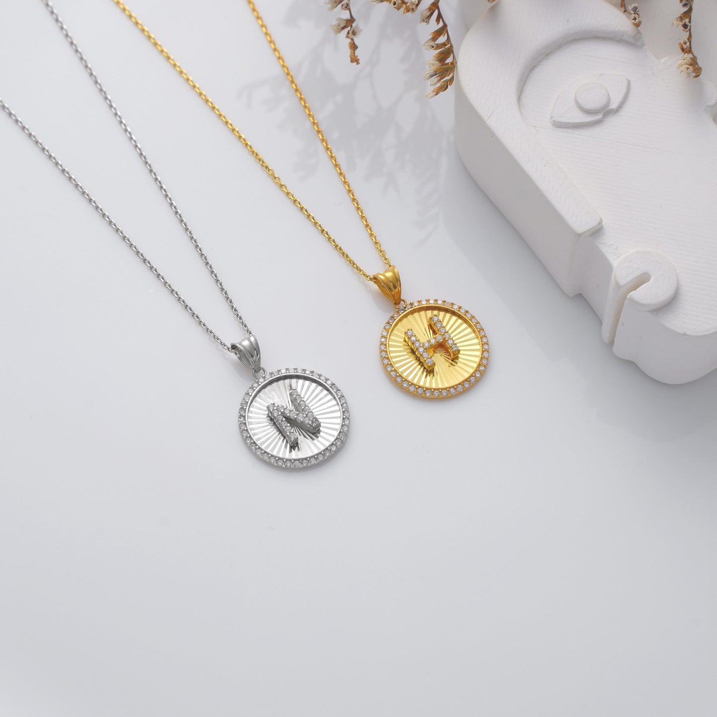 🎯 Perfect For:  
Monogram lovers – Meaningful gifts – Everyday elegance – Statement minimalism – Birthday or anniversary gift  

🎁 Comes With:  
• Elegant gift box  
• Ready for gifting – ideal for birthdays, anniversaries, or self-love  

✈️ Shipping & Processing:  
• Handmade to order in US  
• Processing time: 2–3 business days  
• Express delivery available:  
 ▫ USA: 2–5 business days  
 ▫ Europe: 1–3 business days  
- For EUROPE shipped from TURKEY