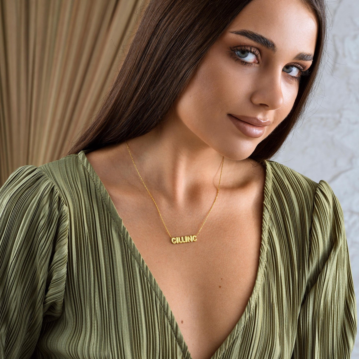 ✨ Personalized Balloon Name Necklace – Custom Bubble Letter Pendant ✨
A unique and trendy necklace featuring your name in bold balloon-style letters. Perfect for daily wear or as a meaningful gift for someone special.

💛 Product Details
• Material: 925K Sterling Silver / 14K Solid Gold
• Closure: Spring Ring
• Pendant Size: Approx. 8–12mm letter height (varies by name)
• Sold as: Pendant with chain included
• Hypoallergenic & safe for sensitive skin