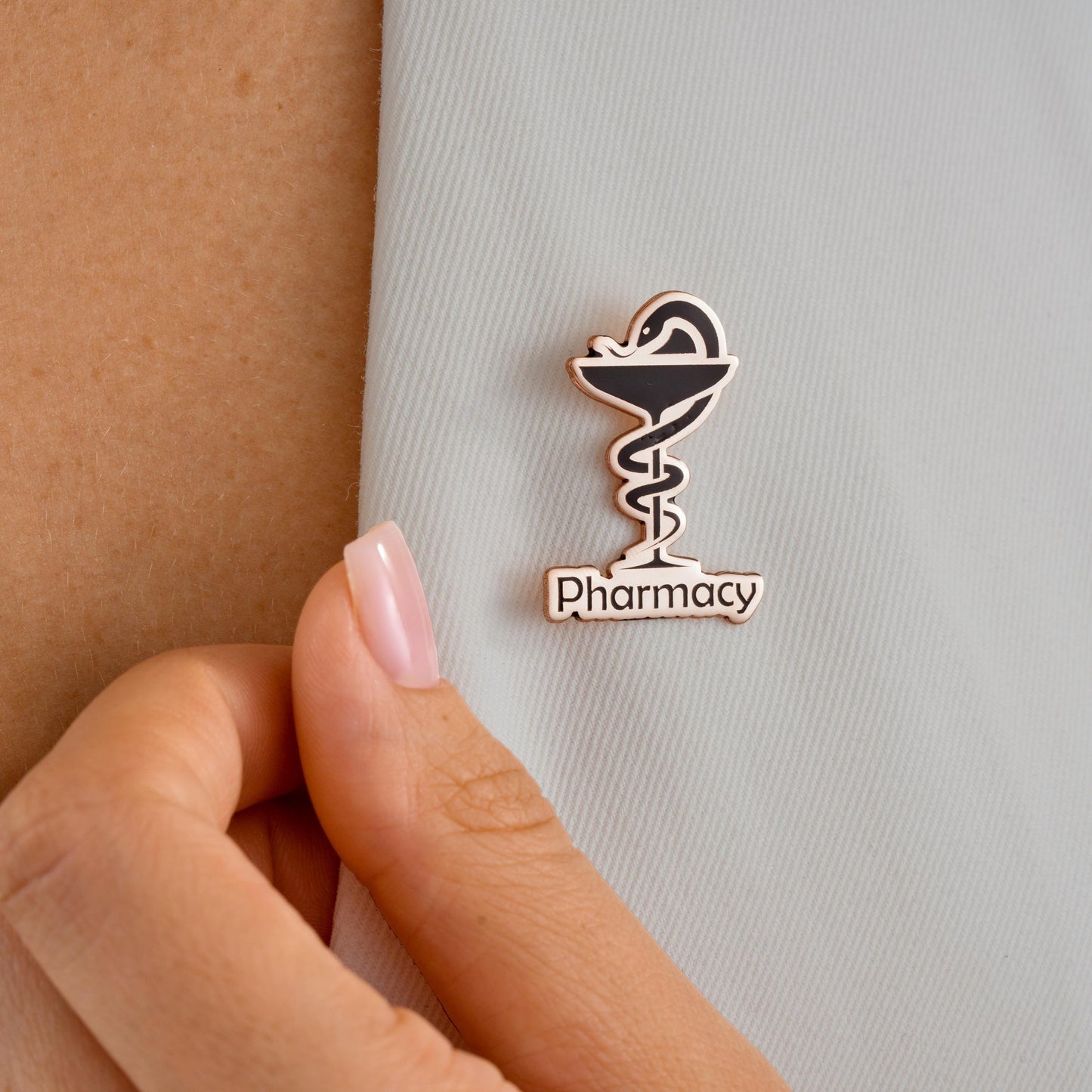 • Material: Solid 925 Sterling Silver or 14K solid gold
• Finish: High-polish 
• Size: Approx. 2.2 cm
• Closure: Butterfly clutch pin back
• Hypoallergenic & nickel-free
• Handmade with care and precision Perfect For
Pharmacists Pharmacy Students  Medical Graduates  White Coat Ceremonies Appreciation Gifts 
Elegant gift box
Ready for gifting or professional display
 Processing:
Processing time: 2–3 business days
Shipped from Turkey (for EU buyers)
USA: 2–5 business days
Europe: 1–3 business days
