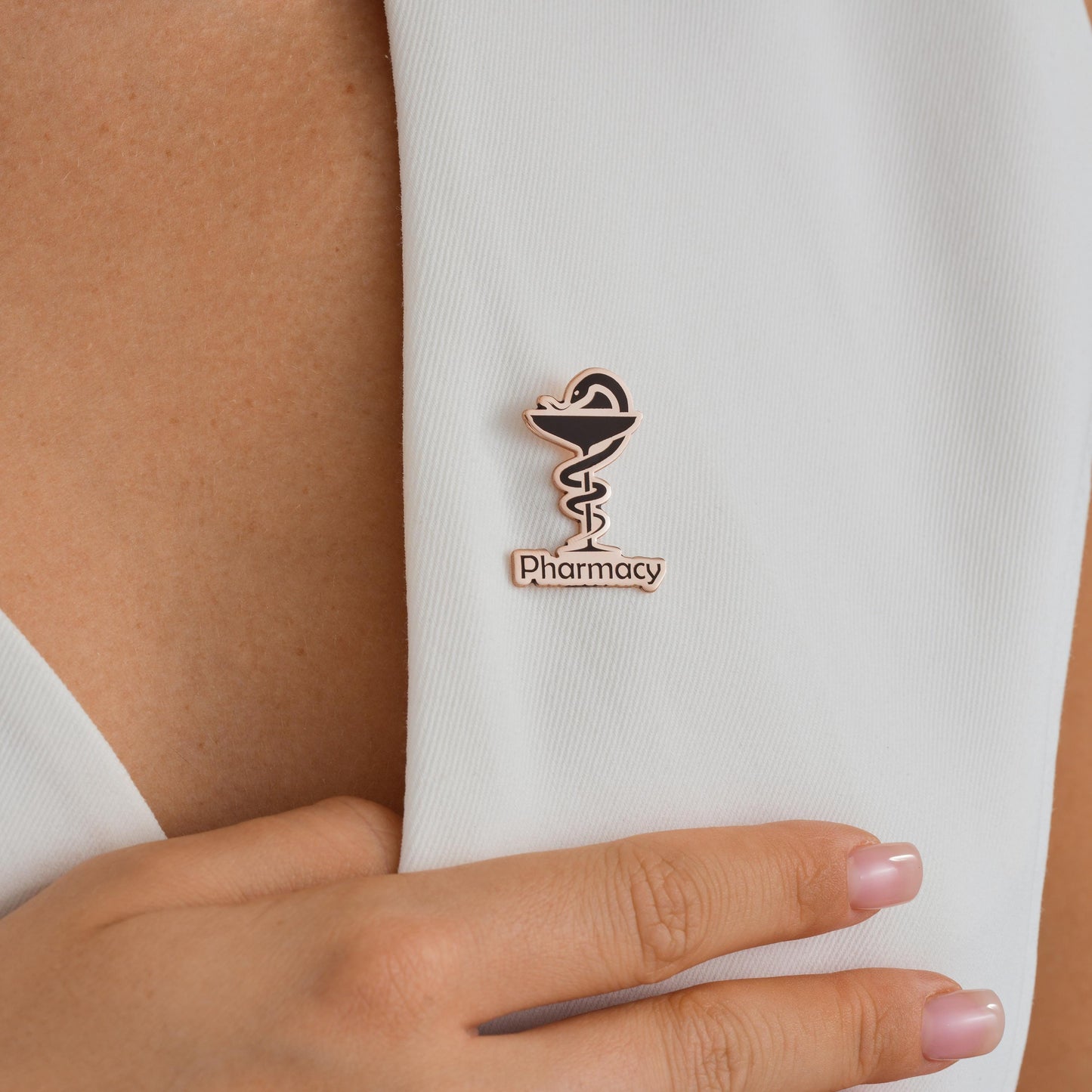 • Material: Solid 925 Sterling Silver or 14K solid gold
• Finish: High-polish 
• Size: Approx. 2.2 cm
• Closure: Butterfly clutch pin back
• Hypoallergenic & nickel-free
• Handmade with care and precision Perfect For
Pharmacists Pharmacy Students  Medical Graduates  White Coat Ceremonies Appreciation Gifts 
Elegant gift box
Ready for gifting or professional display
 Processing:
Processing time: 2–3 business days
Shipped from Turkey (for EU buyers)
USA: 2–5 business days
Europe: 1–3 business days