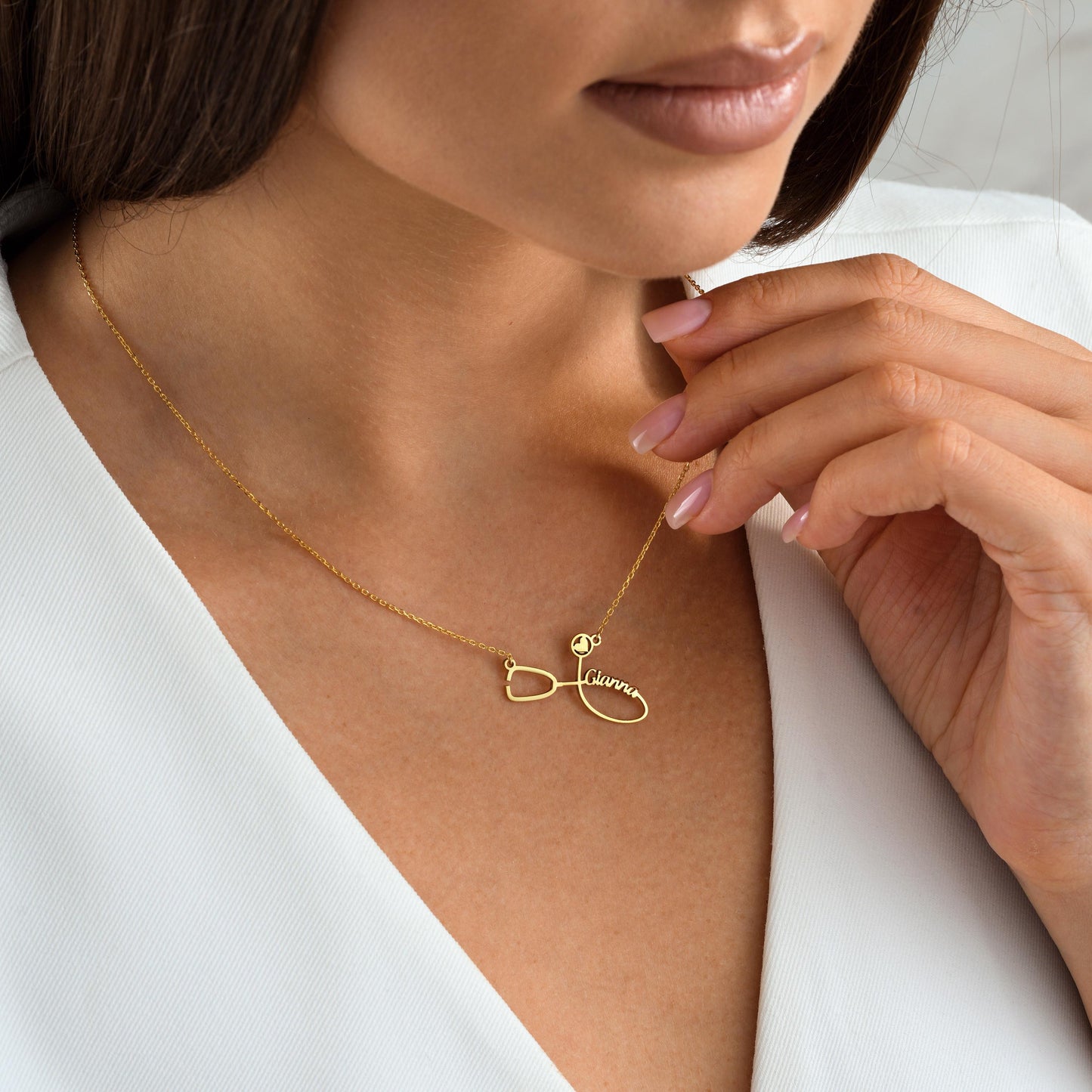 ✨ Custom Stethoscope Name Necklace – Personalized Medical Jewelry ✨

A unique and meaningful necklace featuring a stethoscope design with a heart and your custom name. Perfect for doctors, nurses, and healthcare professionals. 🎯 Perfect For:
Graduation gifts, appreciation gifts for healthcare workers, birthdays, or everyday wear.