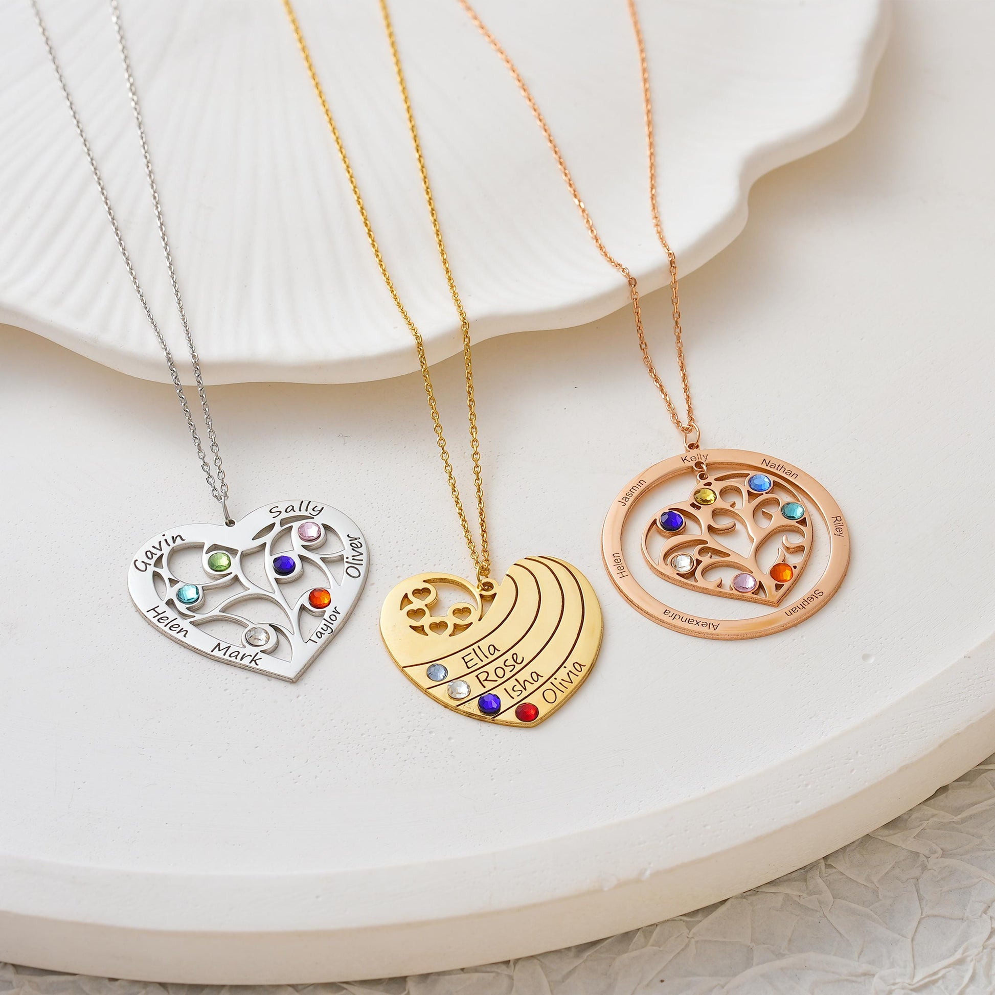 ✨ Custom Birthstone Name Pendant – Family Necklace ✨

A meaningful heart-shaped pendant featuring your chosen names and birthstones, symbolizing love and connection. Perfect for moms, grandmas, and loved ones.