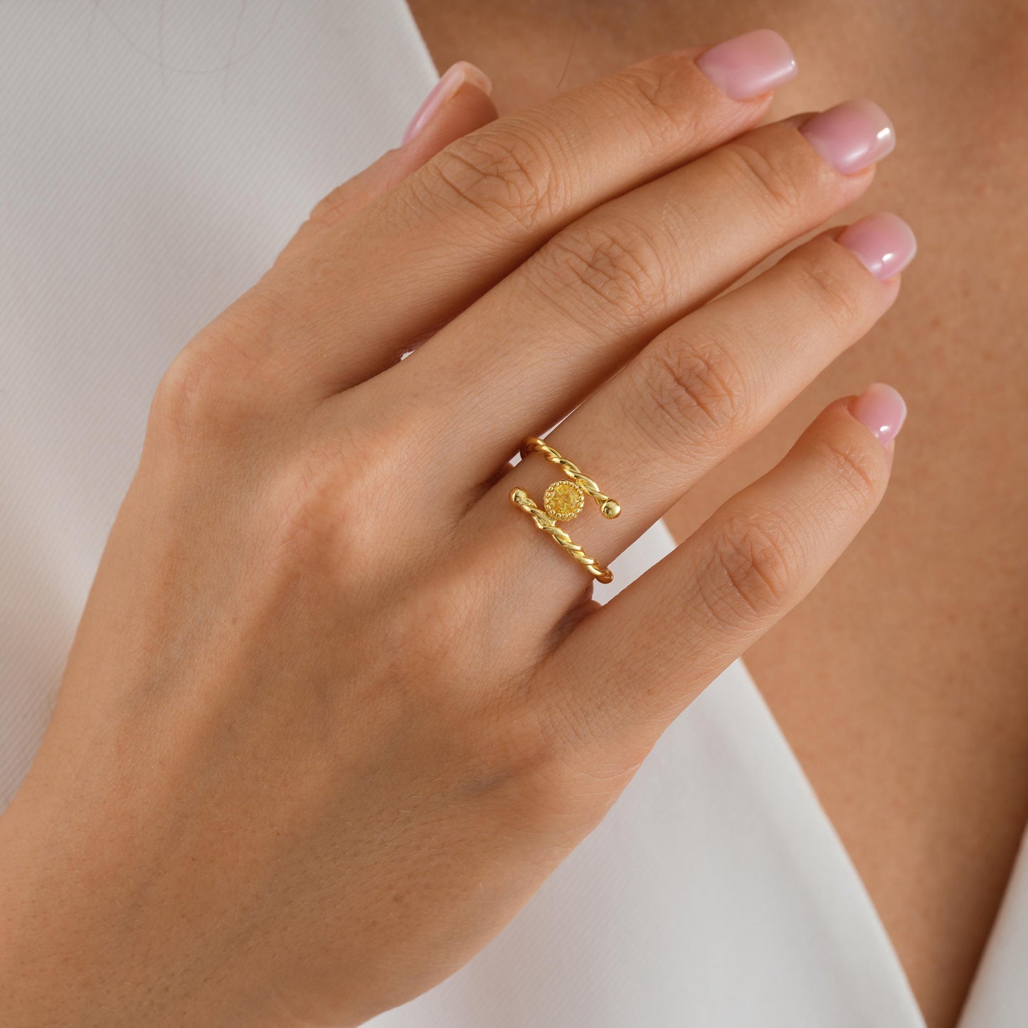 Material 925K Sterling Silver 14K Solid Gold
Silver Gold Plated Rose Gold Plated 14K Gold
Stone Cubic Zirconia 
Twisted spiral band
Available in multiple sizes
Birthday gifts Dainty jewelry lovers Stackable style  Gift for her Bridesmaids Everyday minimalist ring
Ready for gifting  perfect for birthday holidays meaningful everyday wear
Handmade to order in US
Processing time 2 3 business days
Express delivery available USA 2 5 business days
Europe 13 business days
For EUROPE shipped from TURKEY