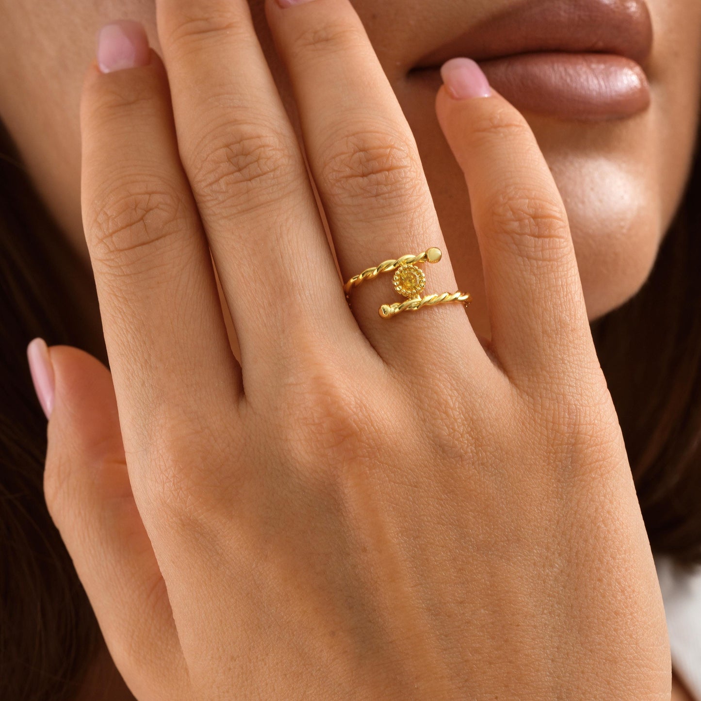 Material 925K Sterling Silver 14K Solid Gold
Silver Gold Plated Rose Gold Plated 14K Gold
Stone Cubic Zirconia 
Twisted spiral band
Available in multiple sizes
Birthday gifts Dainty jewelry lovers Stackable style  Gift for her Bridesmaids Everyday minimalist ring
Ready for gifting  perfect for birthday holidays meaningful everyday wear
Handmade to order in US
Processing time 2 3 business days
Express delivery available USA 2 5 business days
Europe 13 business days
For EUROPE shipped from TURKEY