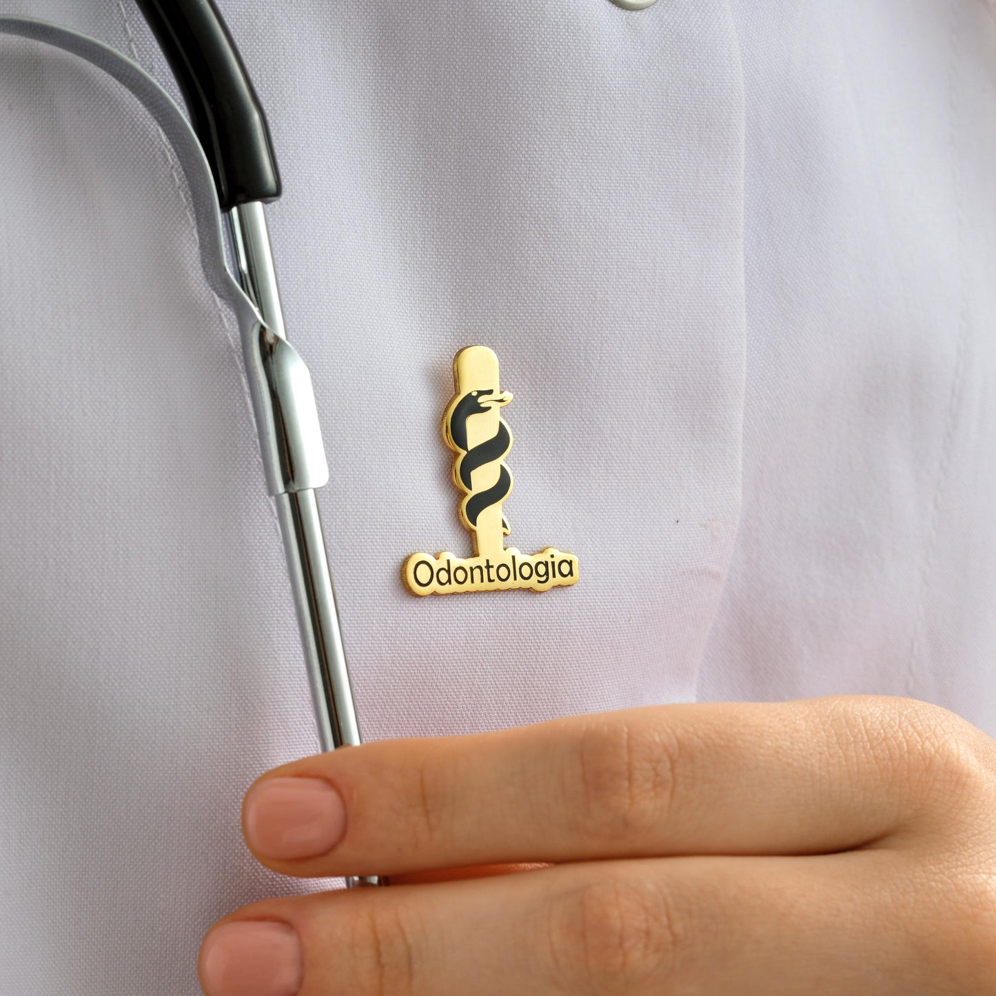 Sterling Silver Dentist Lapel Pin: Odontology Doctor Gift