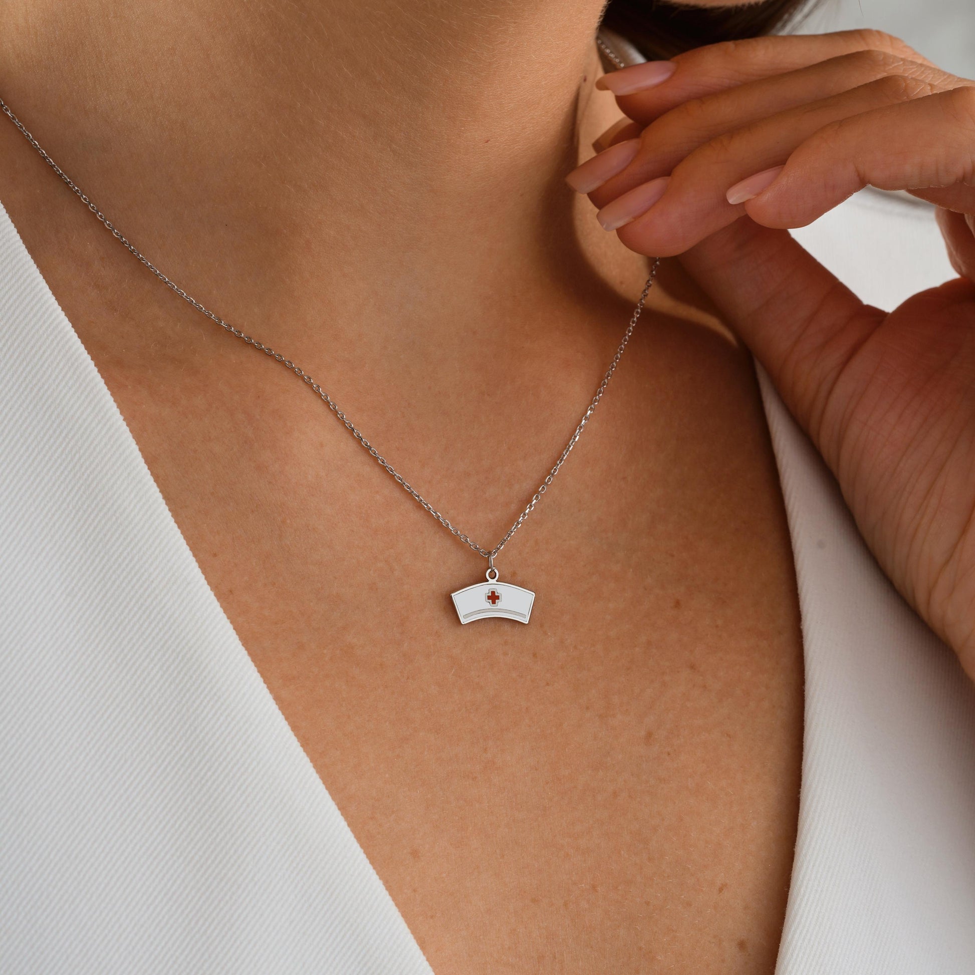 🎯 Perfect For:  
Nurses – Graduation – Nurse appreciation – White coat ceremony – Healthcare workers – Everyday wear  

🎁 Comes With:  
• Elegant gift box  
• Ready for gifting – perfect for nurse week, birthdays, or graduation  

✈️ Shipping & Processing:  
• Handmade to order in US  
• Processing time: 2–3 business days  
• Express delivery available:  
 ▫ USA: 2–5 business days  
 ▫ Europe: 1–3 business days  
- For EUROPE shipped from TURKEY