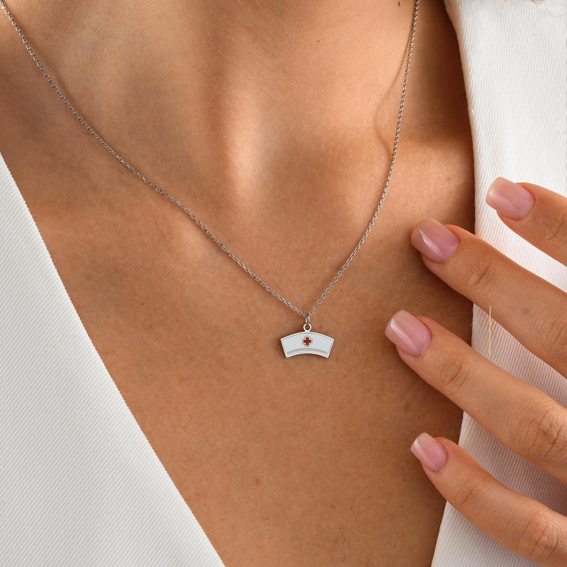 🎯 Perfect For:  
Nurses – Graduation – Nurse appreciation – White coat ceremony – Healthcare workers – Everyday wear  

🎁 Comes With:  
• Elegant gift box  
• Ready for gifting – perfect for nurse week, birthdays, or graduation  

✈️ Shipping & Processing:  
• Handmade to order in US  
• Processing time: 2–3 business days  
• Express delivery available:  
 ▫ USA: 2–5 business days  
 ▫ Europe: 1–3 business days  
- For EUROPE shipped from TURKEY
