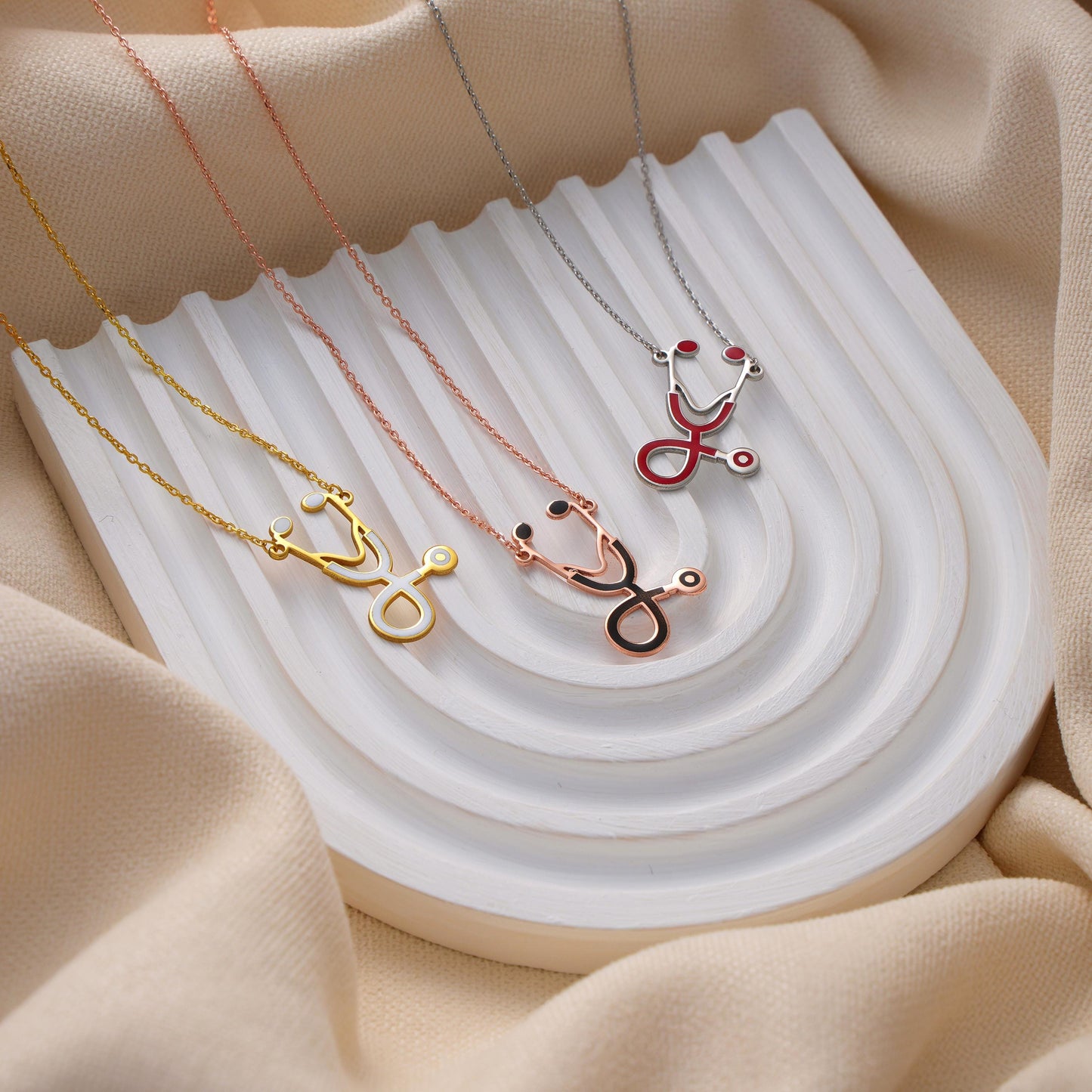Nurses – Doctors – Healthcare students – Graduation – White coat ceremony – Medical staff – Colorful everyday jewelry  

🎁 Comes With:  
• Elegant gift box  
• Ready for gifting – perfect for nurse week, graduation, or appreciation  

✈️ Shipping & Processing:  
• Handmade to order in US  
• Processing time: 2–3 business days  
• Express delivery available:  
 ▫ USA: 2–5 business days  
 ▫ Europe: 1–3 business days  
- For EUROPE shipped from TURKEY