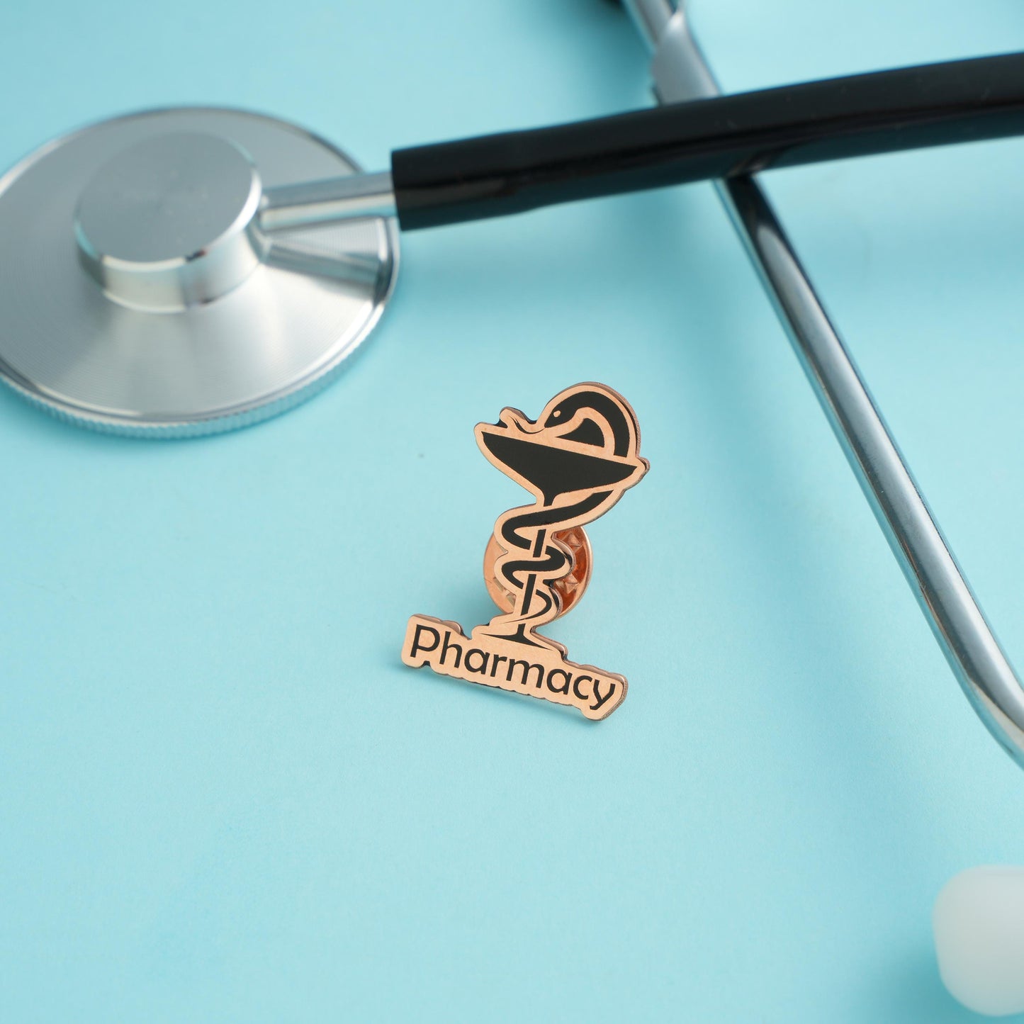 Sterling Silver Pharmacy Lapel Pin: Medical Jewelry Gift