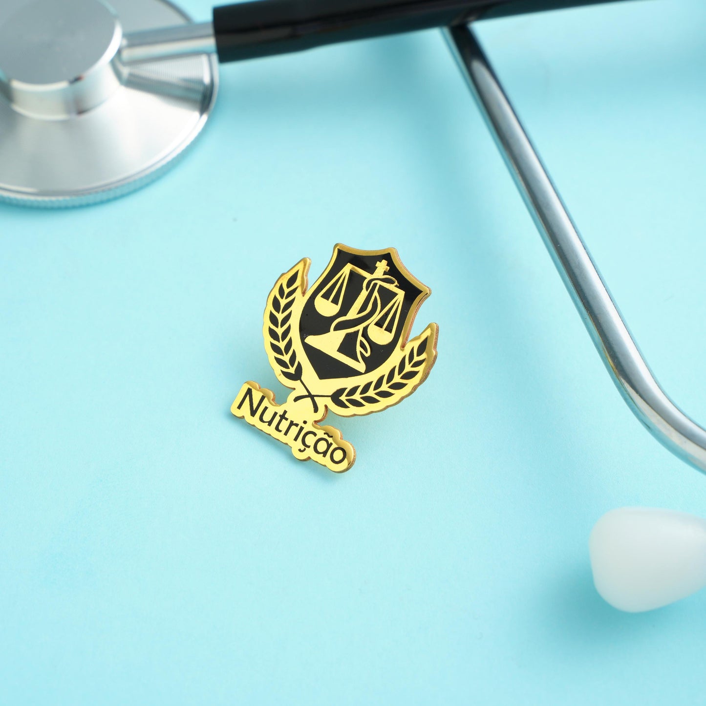 Sterling Silver Nutrição Lapel Pin: Nutritionist Dietitian Gift